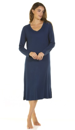 La Marquise Bamboo Long Sleeve Nightdress